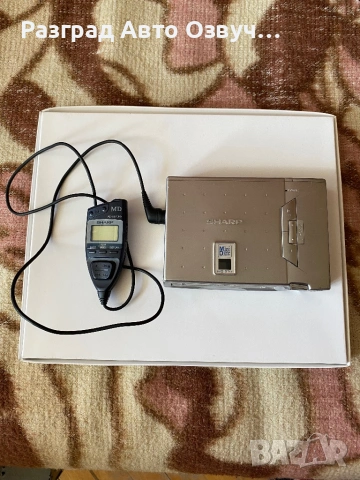 SHARP MD-S70H- Рядък модел Винтидж преносим Minidisc Минидиск плеър walkman уокмен - Качествен звук!