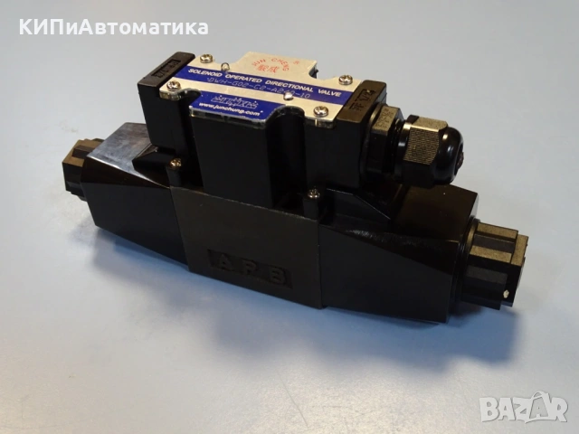 Хидравличен разпределител JUN CHENG DWH-GO2-C2-A240-10 directional valve 220V, снимка 2 - Резервни части за машини - 54579696