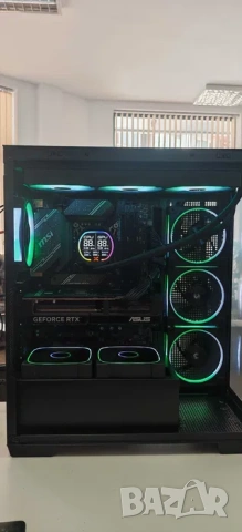 НОВ Геймърски Комп за ТОП Гейминг I7 14700 up 5.4Ghz/64Gb/1Tb nVme+1TB SSD/Asus RTX 5070 12G/WiFi&BT, снимка 6 - Геймърски - 54776063