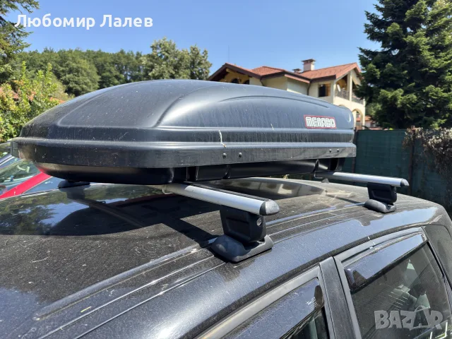 Куфар Menabo MANIA 320 + греди за Рено Сценик 2
