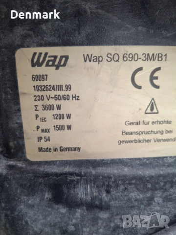 Прахосмукачка - WAP SQ 690-3M-B1, снимка 5 - Други инструменти - 54415772