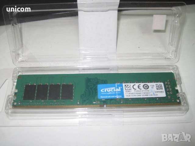 Рам памет Crucial 16GB DDR4 2400 100% работеща без грешки