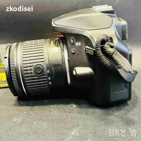 Дигитален фотоапарат NIKON D3400, снимка 2 - Фотоапарати - 55189900