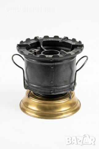 Античен спиртен котлон, снимка 4 - Антикварни и старинни предмети - 53977574