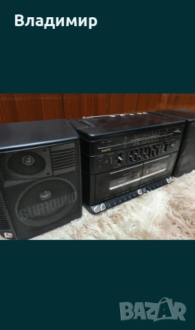 Ретро радиокасетофон Sanyo