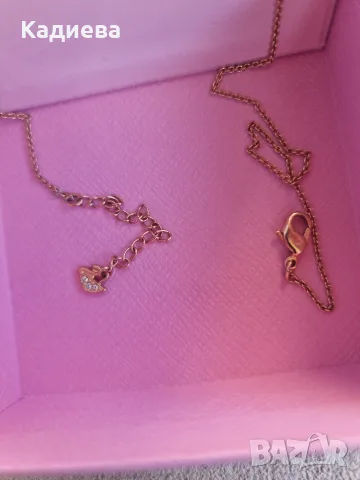 Ново Колие Swarovski - Bear, Pink, 18K rose gold finish, снимка 7 - Колиета, медальони, синджири - 55335594