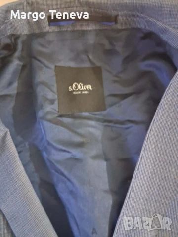 Мъжко сако s.Oliver BLACK LABEL като ново, снимка 3 - Сака - 54400377