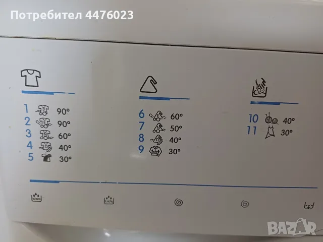 Пералня Indesit Win 102, снимка 3 - Перални - 55450928