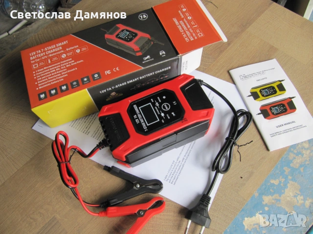 Смарт зарядно за акумулатор AGM LIFEPO4, снимка 6 - Друга електроника - 54586568