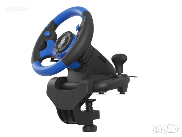 Волан с педали Genesis Driving Wheel Seaborg 350, снимка 2 - Джойстици и геймпадове - 54514415