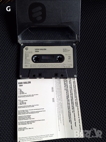 Аудио касета Van Halen 1984 Jump, studio album audio cassette, Оригинално издание, снимка 2 - Аудио касети - 54251774