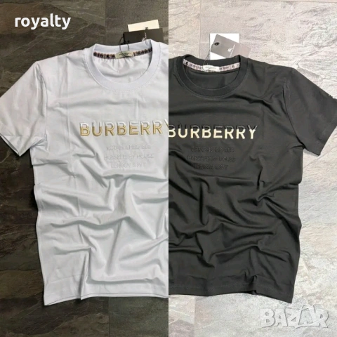 Burberry Нова Мъжка Тениска Два Цвята 