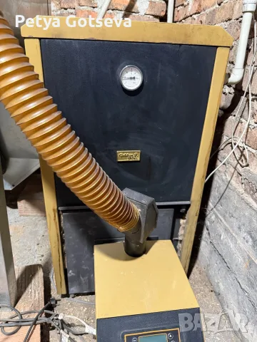 Пелетен котел с горелка golden fire 25 kw, снимка 2 - Камини - 55669475