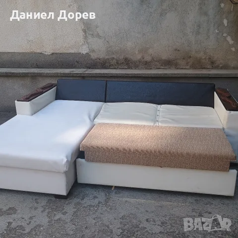 Ъглов холов диван за спане!, снимка 2 - Дивани и мека мебел - 55593764