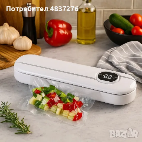 уред за вакумиране с 15 броя торбички