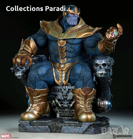 Sideshow Thanos Exclusive статуя фигура колекции, снимка 2 - Колекции - 54159827
