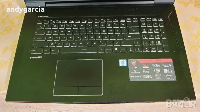 MSI TITAN GT73 / Intel Core i7-6820HK / NVidia GTX 1070 8GB 256 bit геймърски лаптоп на части, снимка 4 - Части за лаптопи - 55616025