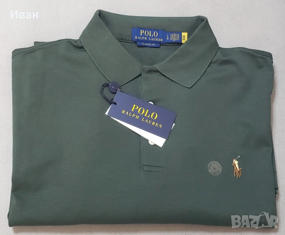 Нова оригинална фланелка Polo Ralph Lauren classic fit - размер XL, L, M - 100% памук, снимка 9 - Тениски - 54079707