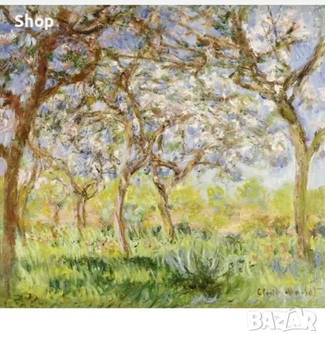 Картина на Claude Monet върху платно 