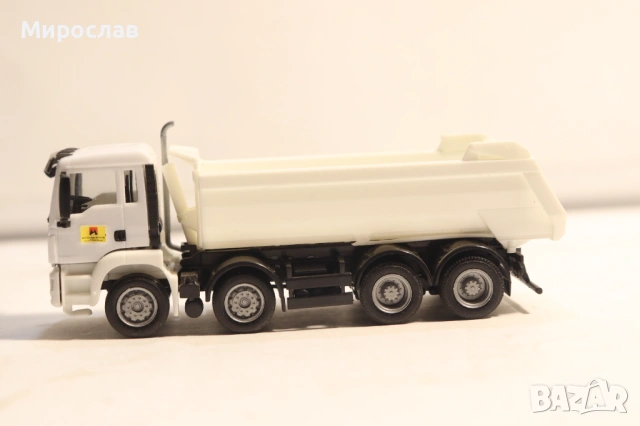 HERPA 1:87 H0 MAN САМОСВАЛ ГОНДОЛА КАМИОН МОДЕЛ КОЛИЧКА