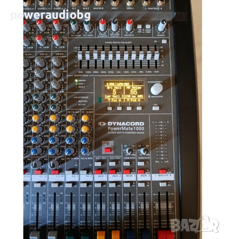 Продавам смесителен пулт Dynacord Powermate 1000-3   2x1000 Вата, снимка 6 - Ресийвъри, усилватели, смесителни пултове - 54494698