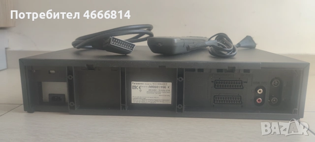 Видео Panasonic VHS , снимка 3 - Плейъри, домашно кино, прожектори - 55183786