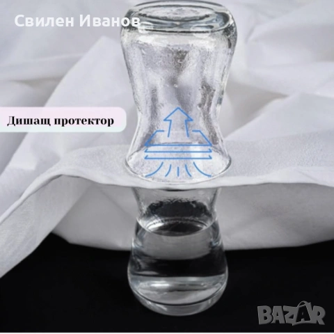 Водоустойчив протектор за матрак — 100% защита, памук, снимка 7 - Протектори за матраци - 54531558