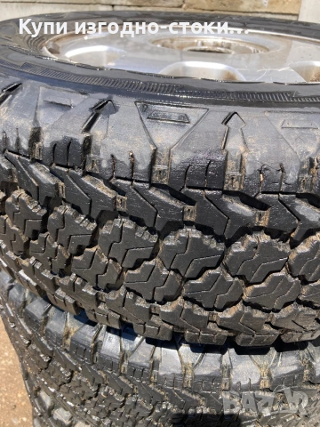 Гуми Офроуд Goodyear 205/70/15 с джанти Ауди 5х112, снимка 8 - Гуми и джанти - 55231714