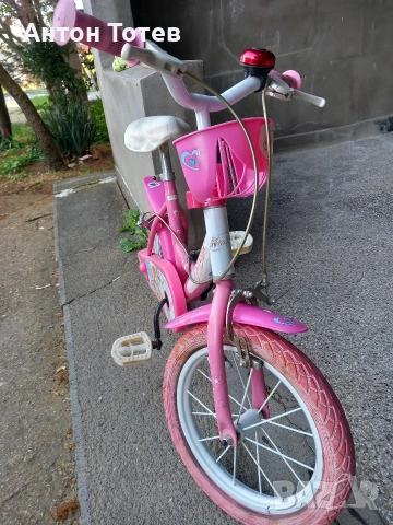 Детско колело 14" за момичета , снимка 3 - Детски велосипеди, триколки и коли - 54315959