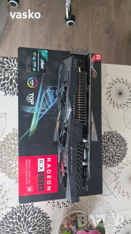 Видео карта GPU RX580 Asus 8GB, снимка 2 - Видеокарти - 55068482