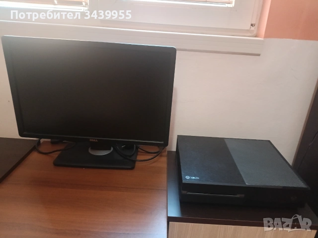 Продавам монитор Делл с Xbox one console!