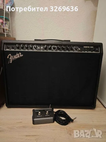 (СПЕШНО) Усилвател за китара Fender Champion 100 XL, снимка 2 - Китари - 55404537