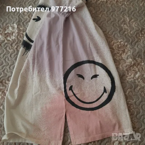 Дамска тениска с усмивка на H&M, снимка 2 - Тениски - 55388113