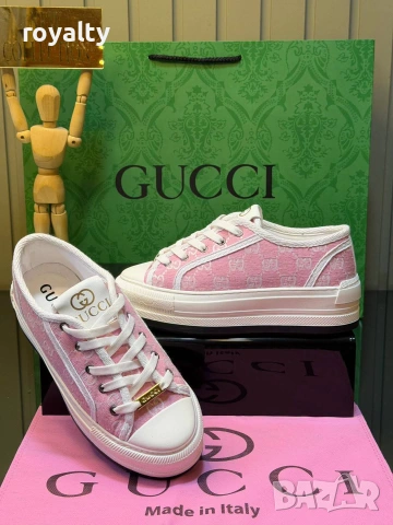 Gucci Нови Дамски Маратонки Различни Цветове Гучи , снимка 2 - Маратонки - 55025216