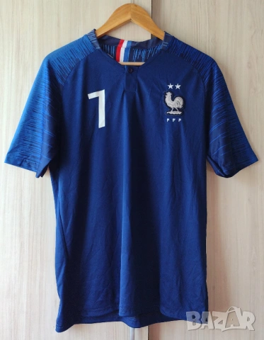 France / Griezmann #7 - мъжка футболна тениска на Франция