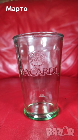 Стъклени чаши Бакарди, BACARDI, снимка 4 - Чаши - 54240050