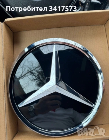 Стъклена емблема лого Mercedes Distronic w204 