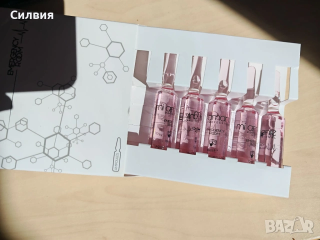 Възстановяващи ампули Mi Amante Emergency Room - 5бр., снимка 4 - Продукти за коса - 54138942