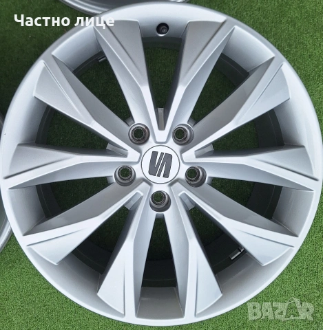 Продавам 4бр оригинални 17-ки джанти за Сеат Атека, Леон,Ексео, снимка 5 - Гуми и джанти - 54968942