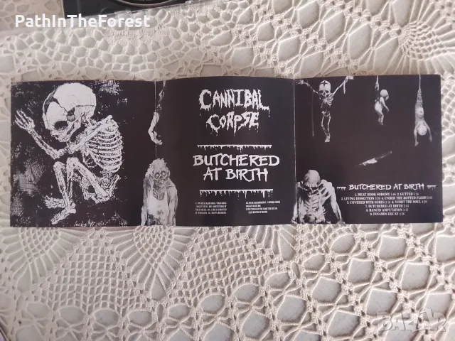 Cannibal Corpse-Butchered at Birth и Tomb of Mutilated, снимка 6 - CD дискове - 55356908
