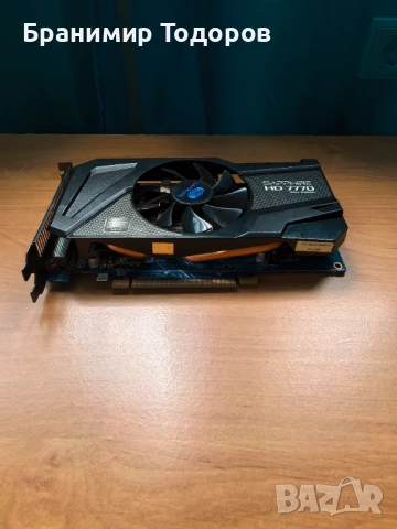 Видео карта Sapphire HD 7770 GHz Edition, снимка 3 - Видеокарти - 54071161
