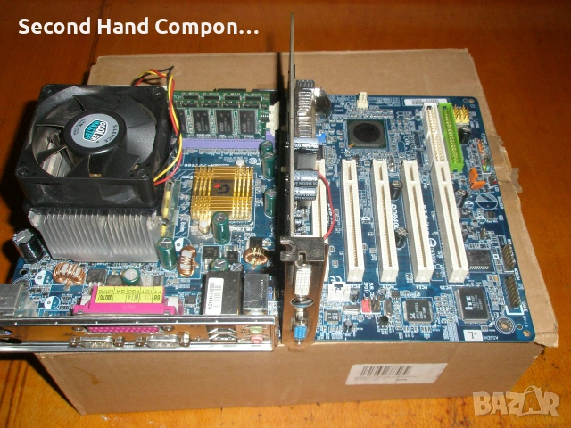 Ретро Комбо: GA-7VT600 + Sempron 2200+, + 1GB DDR 333Mhz. + MX440 32mb., снимка 3 - Дънни платки - 55069644