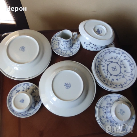 Порцеланов сервиз за хранене, снимка 3 - Сервизи - 55216279