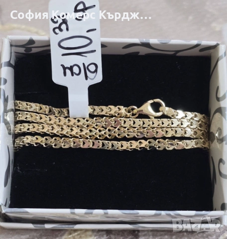 ⚠️ПРОМОЦИЯ!!!⚠️ 📿 ЗЛАТЕН СИНДЖИР ⚖️ 10,32гр./14 карата 🤚 61см. 💵 ЦЕНА В ЕВРО: 898€