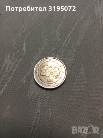 Продавам рядка 2 евро монета 2001г.Финландия