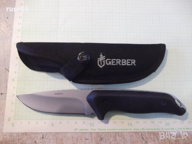Нож "GERBER" с калъф нов
