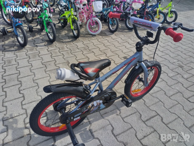 X Детски велосипед 16" MONSTER сив, снимка 4 - Велосипеди - 54395124