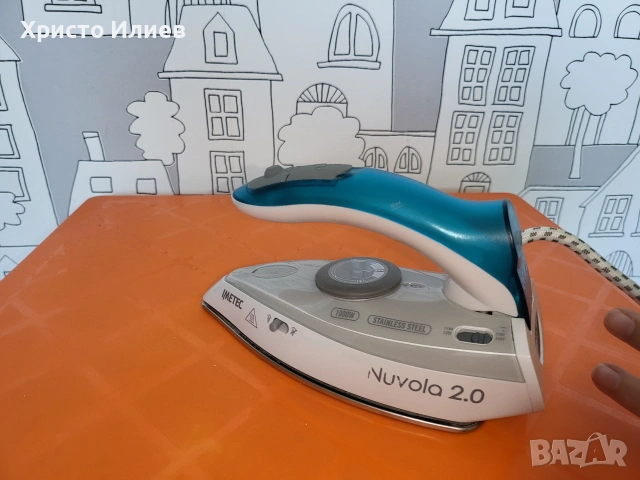 ютия Imetec Nuvola 2.0 1000W малка сгъваема за път, снимка 10 - Ютии - 54425329