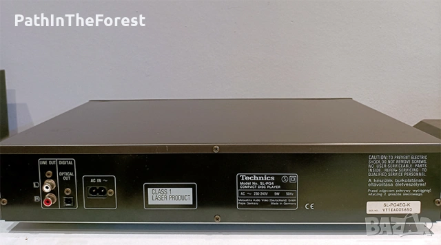 Technics sl-pg4 2007 , снимка 2 - Ресийвъри, усилватели, смесителни пултове - 55154868