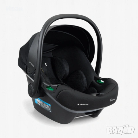 Столче за бебе КИККО БОО, i-Prime Black Стол за кола i-SIZE (40-87 см)